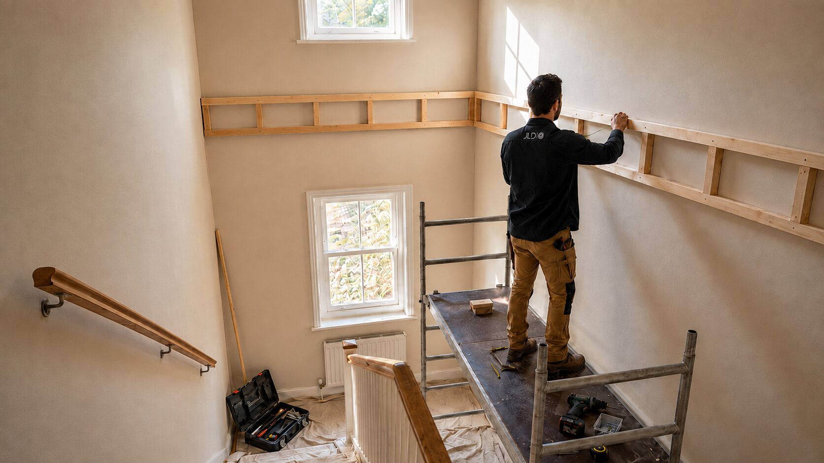 Craftsman fitting timber trim
