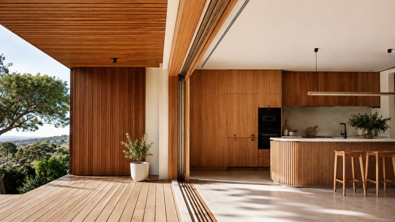 Outdoor living deck