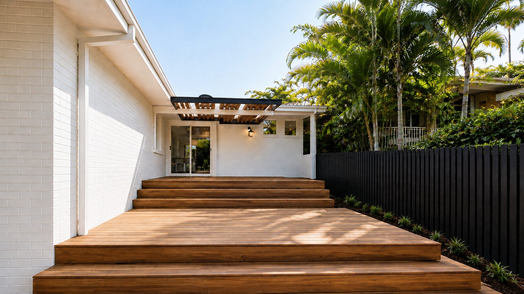 Residential exterior deck
