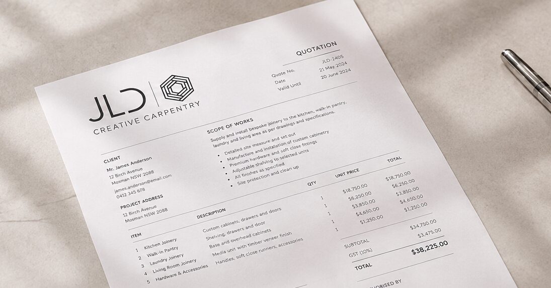 JLD quotation document